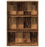 VidaXL Boekenkast 80x30x114 cm bewerkt hout oud houtkleurig