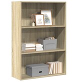VidaXL Boekenkast 80x30x114 cm bewerkt hout sonoma eikenkleurig
