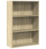 VidaXL Boekenkast 80x30x114 cm bewerkt hout sonoma eikenkleurig