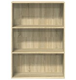 VidaXL Boekenkast 80x30x114 cm bewerkt hout sonoma eikenkleurig