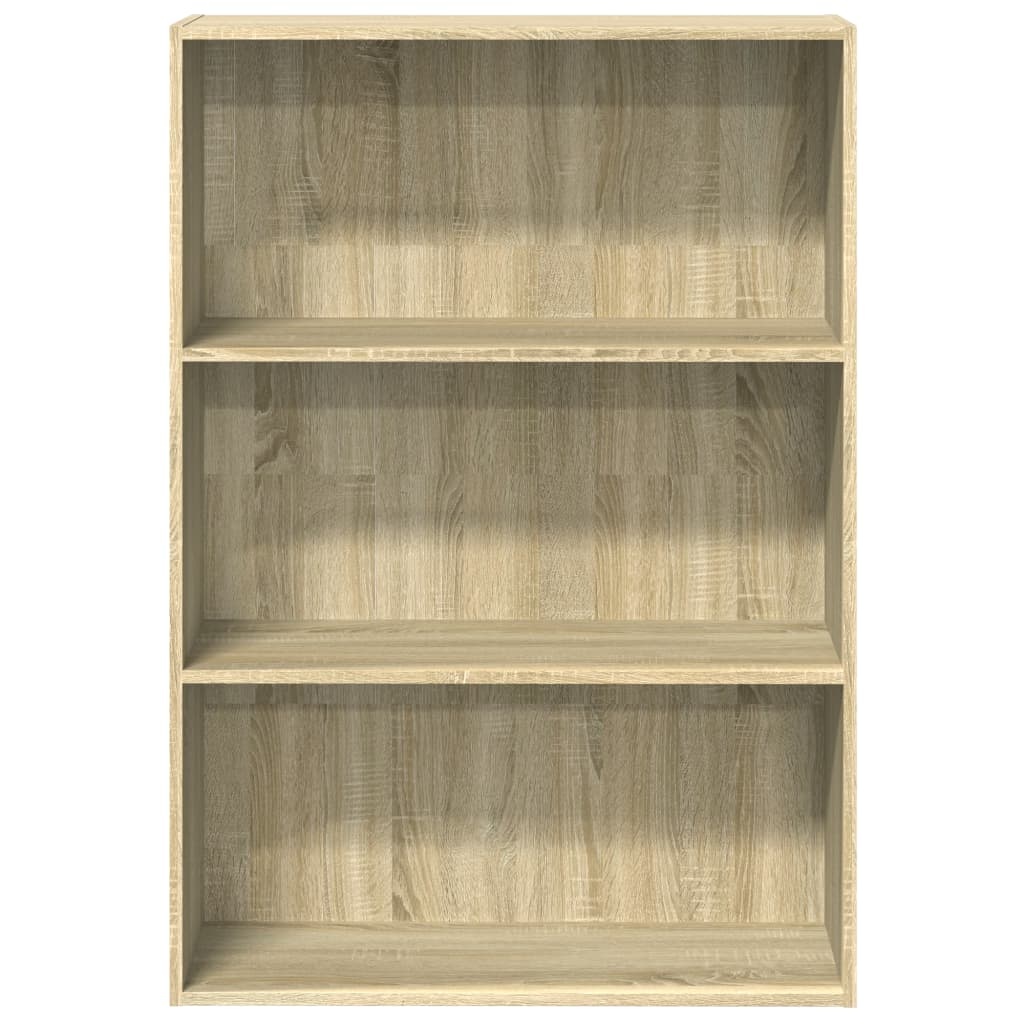 VidaXL Boekenkast 80x30x114 cm bewerkt hout sonoma eikenkleurig