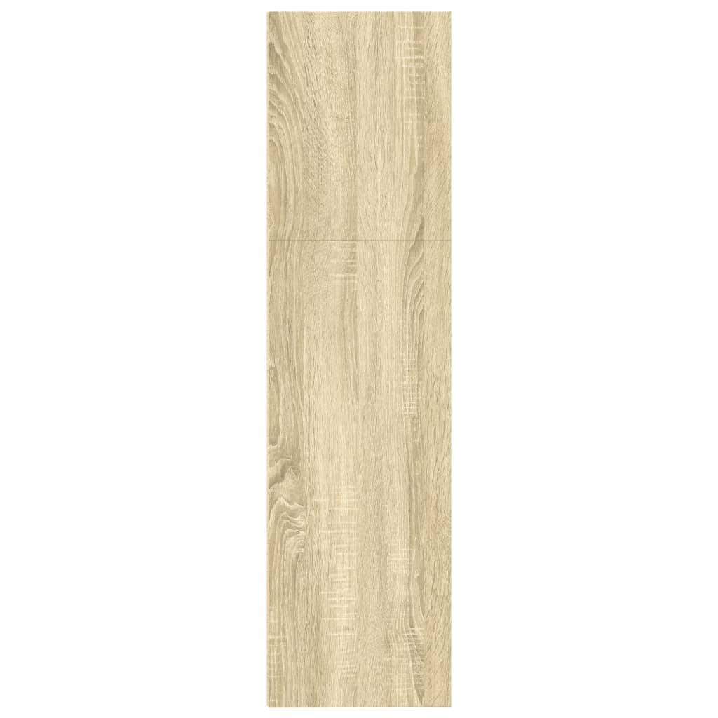 VidaXL Boekenkast 80x30x114 cm bewerkt hout sonoma eikenkleurig
