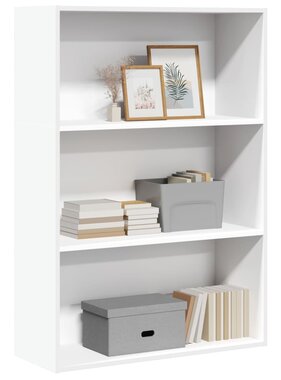 VidaXL Boekenkast 80x30x114 cm bewerkt hout wit