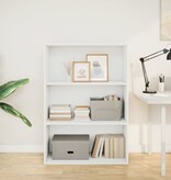 VidaXL Boekenkast 80x30x114 cm bewerkt hout wit