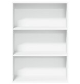 VidaXL Boekenkast 80x30x114 cm bewerkt hout wit