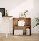 VidaXL Boekenkast 80x30x77 cm bewerkt hout artisanaal eikenkleurig