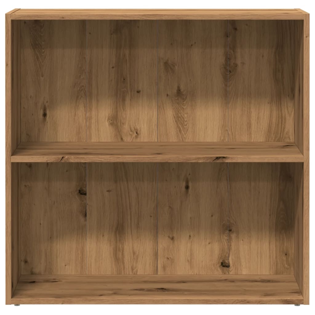 VidaXL Boekenkast 80x30x77 cm bewerkt hout artisanaal eikenkleurig
