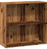 VidaXL Boekenkast 80x30x77 cm bewerkt hout oud houtkleurig