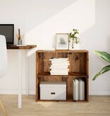 VidaXL Boekenkast 80x30x77 cm bewerkt hout oud houtkleurig