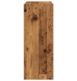 VidaXL Boekenkast 80x30x77 cm bewerkt hout oud houtkleurig