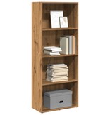 VidaXL Boekenkast 60x30x152 cm bewerkt hout artisanaal eikenkleurig