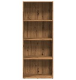 VidaXL Boekenkast 60x30x152 cm bewerkt hout artisanaal eikenkleurig