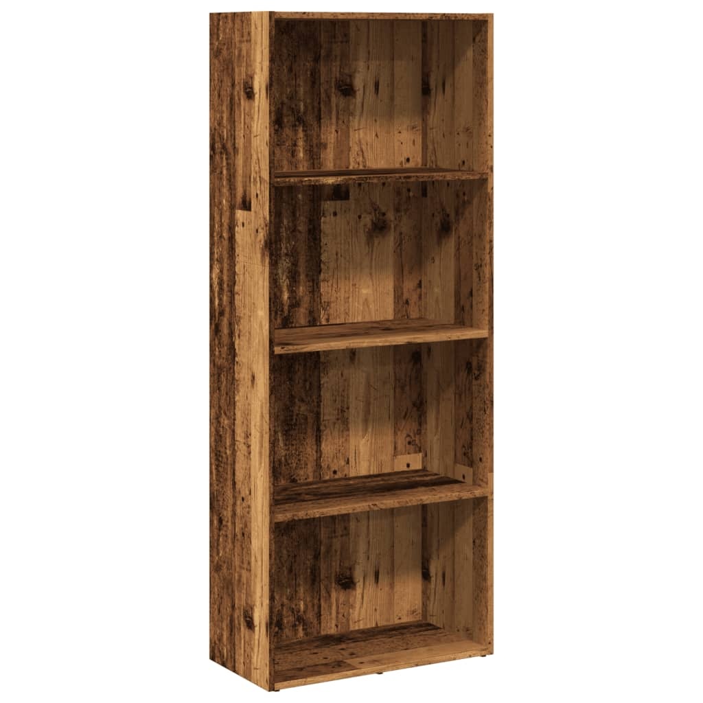 VidaXL Boekenkast 60x30x152 cm bewerkt hout oud houtkleurig
