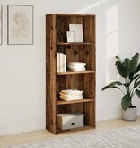VidaXL Boekenkast 60x30x152 cm bewerkt hout oud houtkleurig