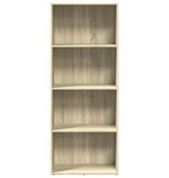 VidaXL Boekenkast 60x30x152 cm bewerkt hout sonoma eikenkleurig