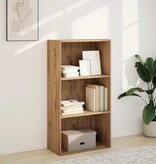 VidaXL Boekenkast 60x30x114 cm bewerkt hout artisanaal eikenkleurig