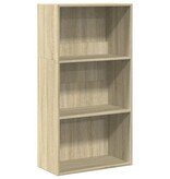 VidaXL Boekenkast 60x30x114 cm bewerkt hout sonoma eikenkleurig