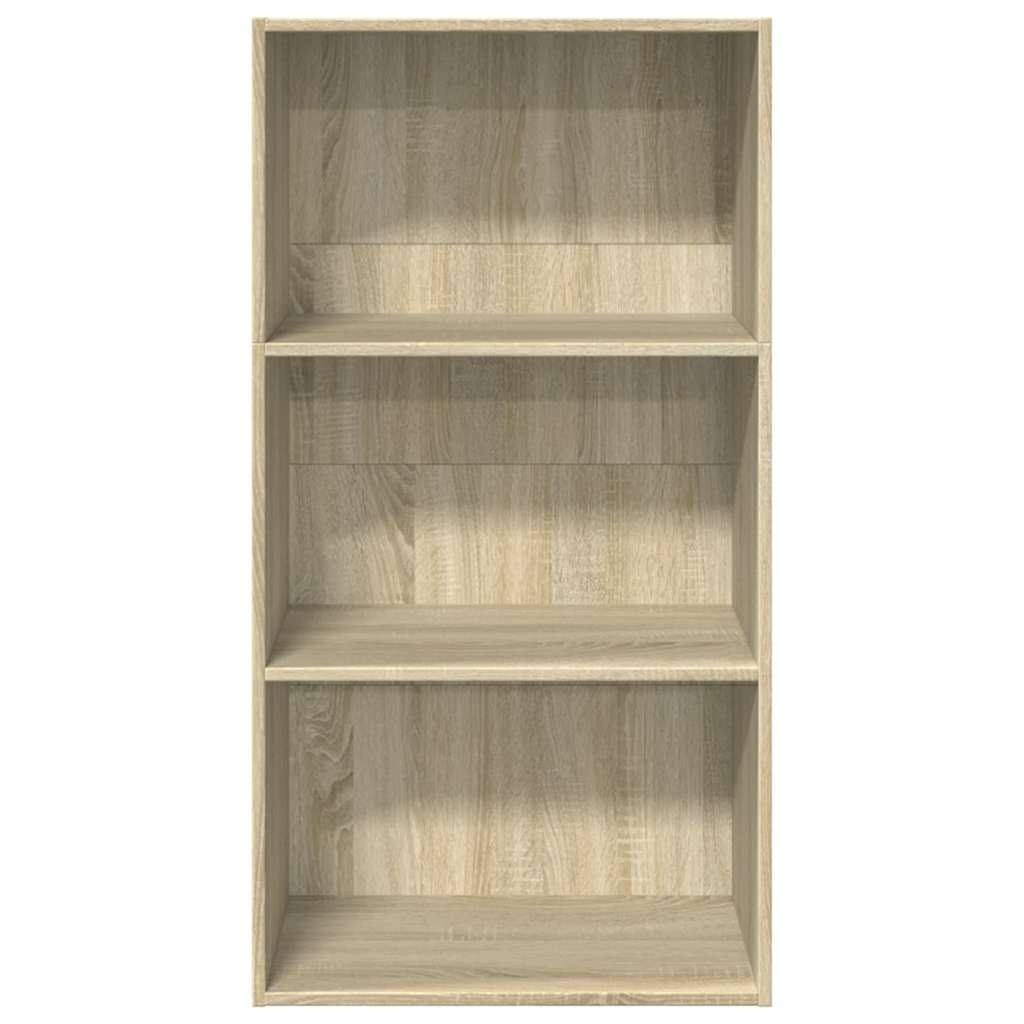 VidaXL Boekenkast 60x30x114 cm bewerkt hout sonoma eikenkleurig