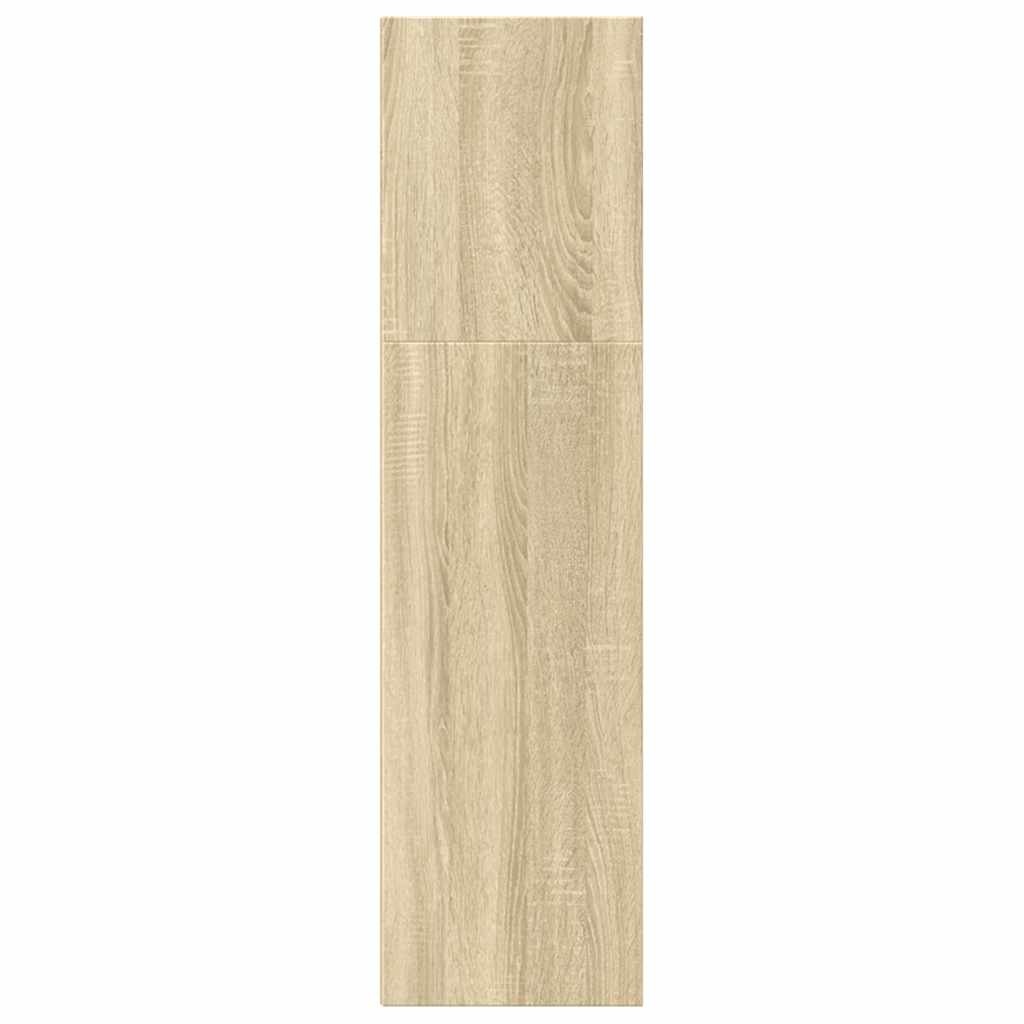 VidaXL Boekenkast 60x30x114 cm bewerkt hout sonoma eikenkleurig