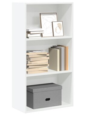 VidaXL Boekenkast 60x30x114 cm bewerkt hout wit