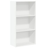 VidaXL Boekenkast 60x30x114 cm bewerkt hout wit