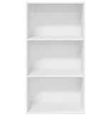 VidaXL Boekenkast 60x30x114 cm bewerkt hout wit