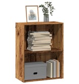 VidaXL Boekenkast 60x30x77 cm bewerkt hout oud houtkleurig