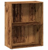 VidaXL Boekenkast 60x30x77 cm bewerkt hout oud houtkleurig