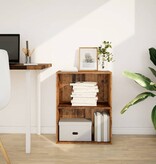 VidaXL Boekenkast 60x30x77 cm bewerkt hout oud houtkleurig