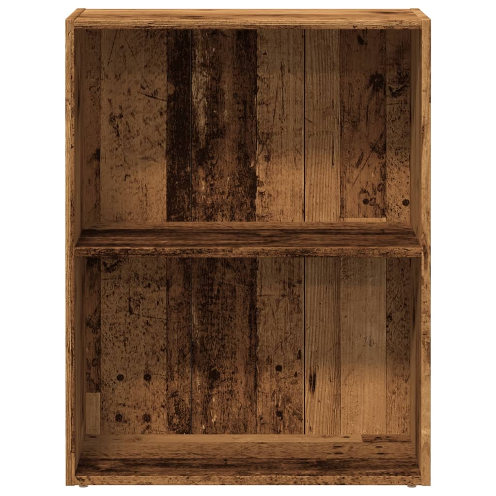 VidaXL Boekenkast 60x30x77 cm bewerkt hout oud houtkleurig