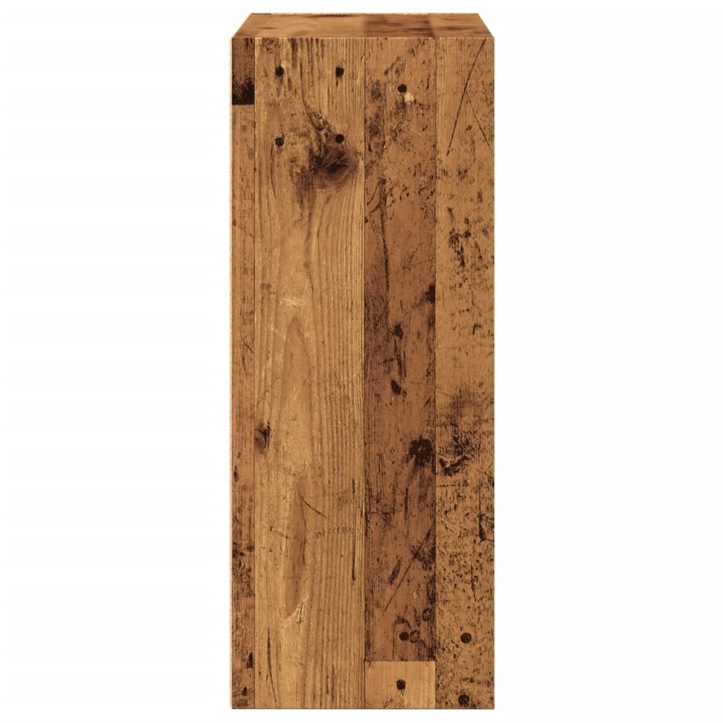 VidaXL Boekenkast 60x30x77 cm bewerkt hout oud houtkleurig