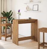 VidaXL Bartafel 102x50x103,5 cm bewerkt hout artisanaal eikenkleur