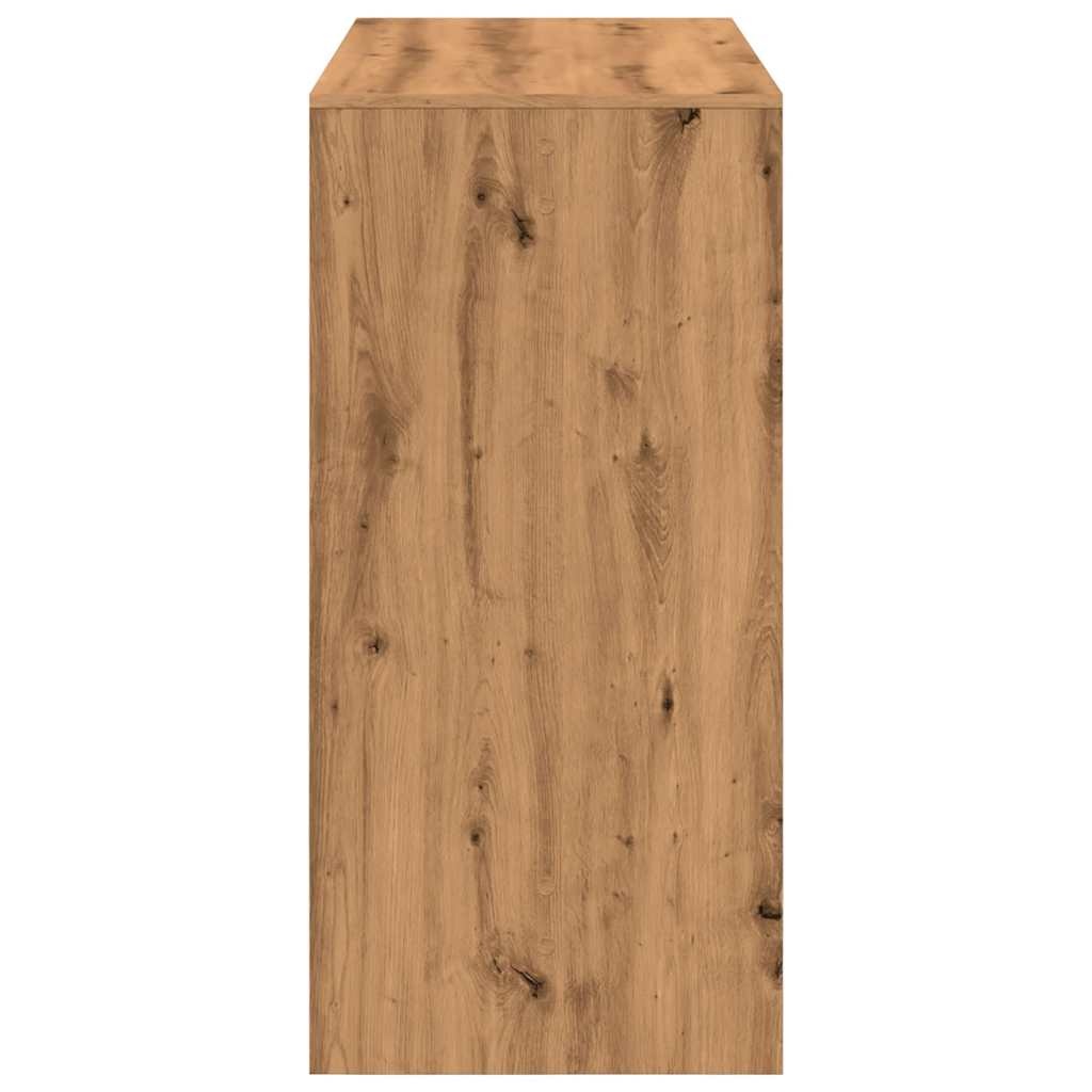 VidaXL Bartafel 102x50x103,5 cm bewerkt hout artisanaal eikenkleur