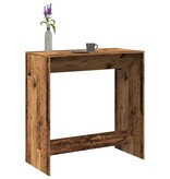 VidaXL Bartafel 102x50x103,5 cm bewerkt hout oud houtkleurig