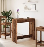 VidaXL Bartafel 102x50x103,5 cm bewerkt hout oud houtkleurig