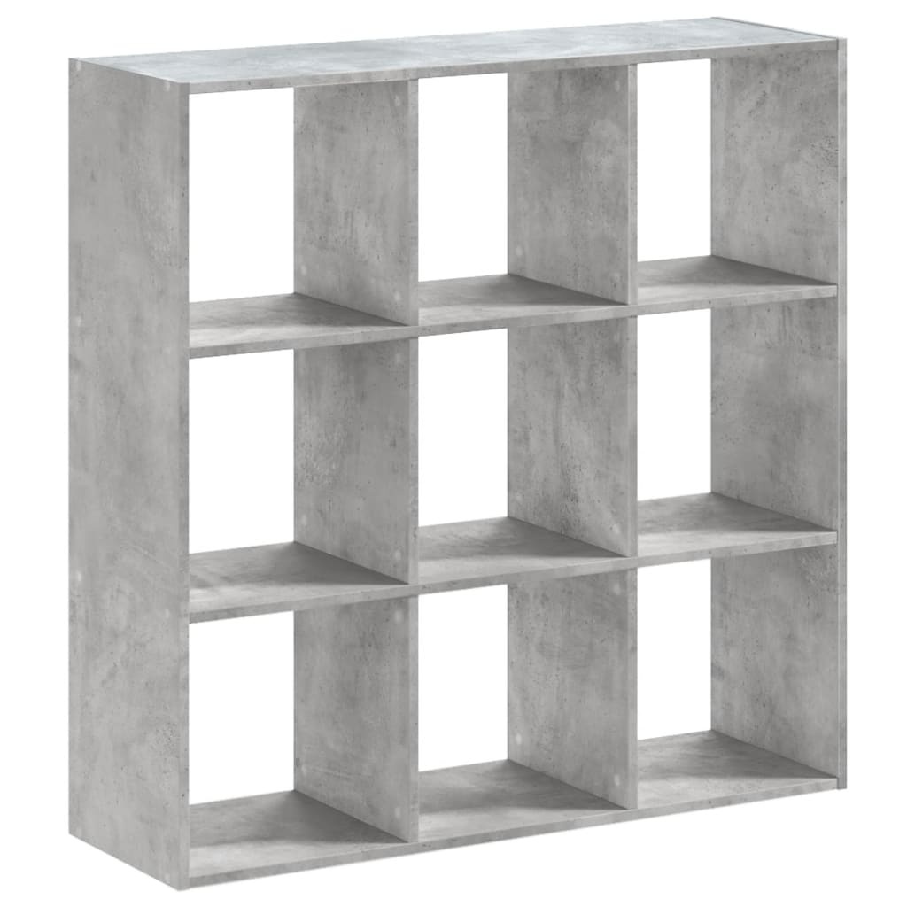 VidaXL Boekenkast 102x32x102 cm bewerkt hout betongrijs