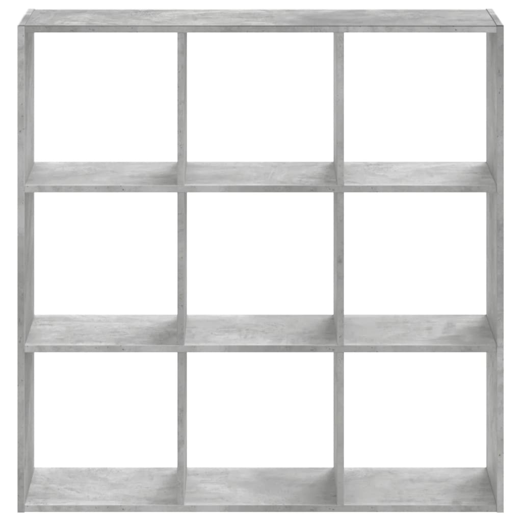VidaXL Boekenkast 102x32x102 cm bewerkt hout betongrijs