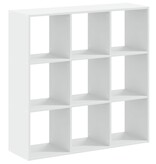 VidaXL Boekenkast 102x32x102 cm bewerkt hout wit