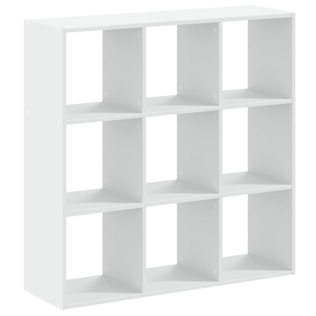VidaXL Boekenkast 102x32x102 cm bewerkt hout wit