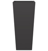 VidaXL Plantenbak 35x35x75 cm staal zwart