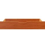 VidaXL Bedlades 2 st 90x55x17 massief grenenhout wasbruin