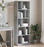 VidaXL Boekenkast 57x28,5x174 cm bewerkt hout betongrijs