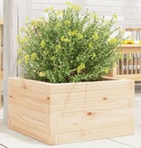 VidaXL Plantenbak 40x40x23 cm massief grenenhout