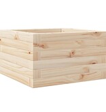 VidaXL Plantenbak 40x40x23 cm massief grenenhout