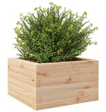 VidaXL Plantenbak 40x40x23 cm massief grenenhout