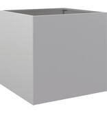 VidaXL Plantenbak 49x47x46 cm gegalvaniseerd staal zilverkleurig