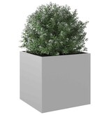 VidaXL Plantenbak 49x47x46 cm gegalvaniseerd staal zilverkleurig