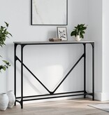 VidaXL Wandtafel 102x22,5x75 cm bewerkt hout grijs sonoma eikenkleurig