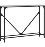 VidaXL Wandtafel 102x22,5x75 cm bewerkt hout grijs sonoma eikenkleurig