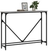 VidaXL Wandtafel 102x22,5x75 cm bewerkt hout grijs sonoma eikenkleurig